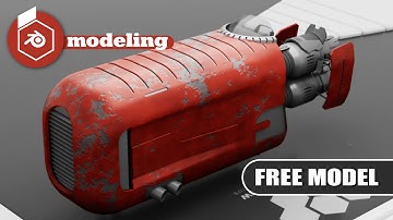 Blender  star wars vehicle  modeling tutorial free download