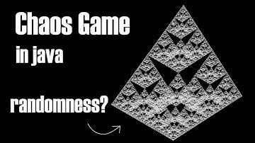 chaos game in java | a 3d sierpinski tetrahedron from randomness?