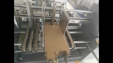 E flute narrow tiny Crash Lock Bottom Corrugated box Folder Gluer Rolam