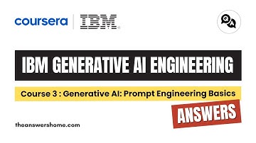 Generative AI Prompt Engineering Basics Coursera Answers || theanswershome