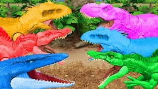 FPS Avatar Jurassic Park Rescues Rainbow Friends and Fights Dinosaurs-Animal Revolt Battle Simulator