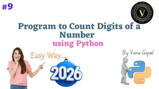 Program To Count Digits Of A Number In Python | Python Program To Count Digits Of A Number In Python