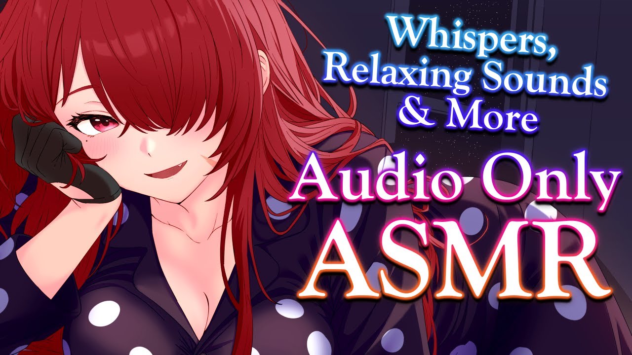 【ASMR】Feeling Tired? Let This Vtuber Help〜 | 🔴LIVE HQ Binaural Audio, Close Whispers, 2D Visuals