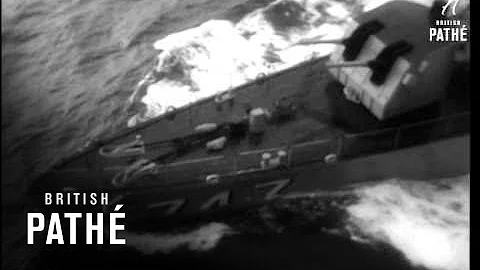 U.S. Destroyers Refuel At Sea (1954)