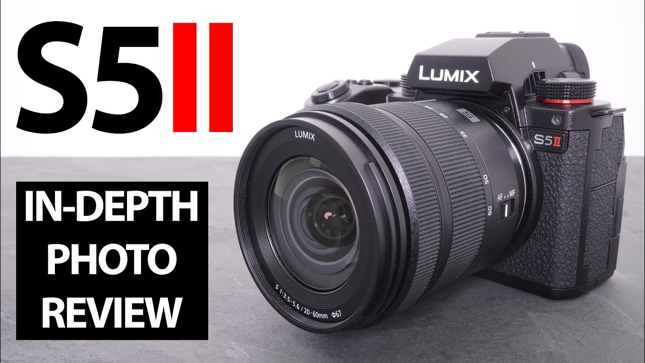 Panasonic LUMIX S5 II Camera with 20-60mm f/3.5-5.6 & 50mm f/1.8 Lenses 