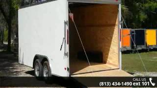 Moving Trailer W D-Rings, Ramp -8.5 X 16 New Trailers ...