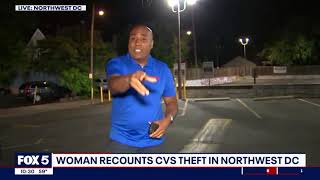 Fox5 Dcs Shomari Stone Reports On Cvs Robberies