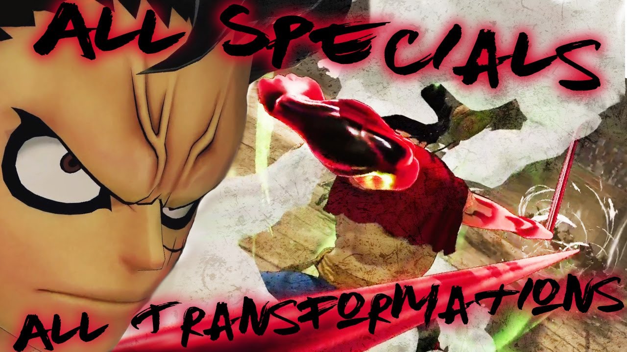 One Piece Pirate Warriors 4 All Special Attacks And Transformations