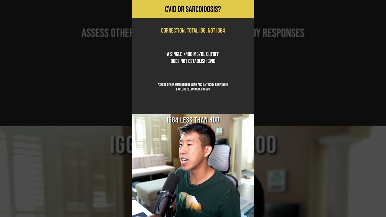 Differentiating CVID from Sarcoidosis