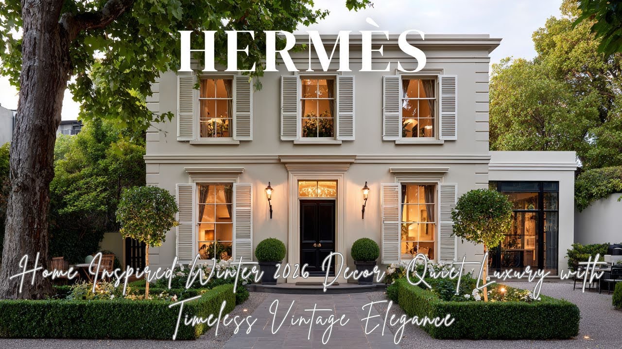 Коллекция Hermès Home «Зима 2026»: сдержанная роскошь и вневременная винтажная элегантность.