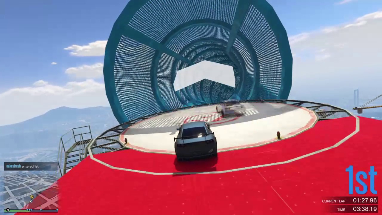 Great Battle Maze Bank Ascent GTA 5 Premium Stunt Race YouTube