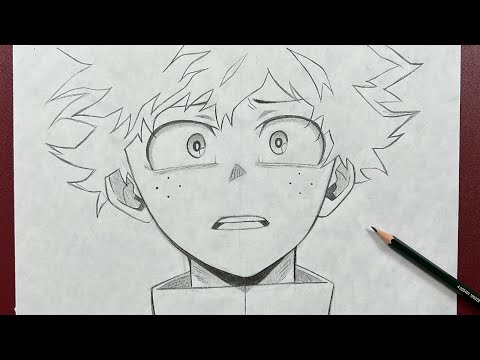 How To Draw Midoriya Step By Step My Hero Academia Drawing 
