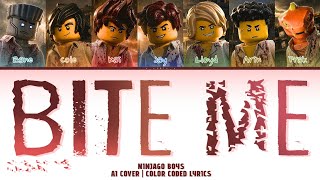 [AI COVER] NINJAGO BOYS - BITE ME | ORG BY ENHYPEN | COLOR CODED LYRICS