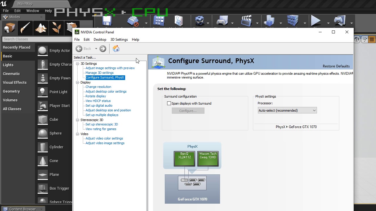 How to Disable Physx CPU GPU Overlay from NVIDIA Control Panel