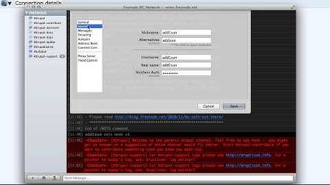 Using IRC (Internet Relay Chat)