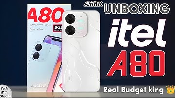 Itel A80 Asmr unboxing and  Camera test