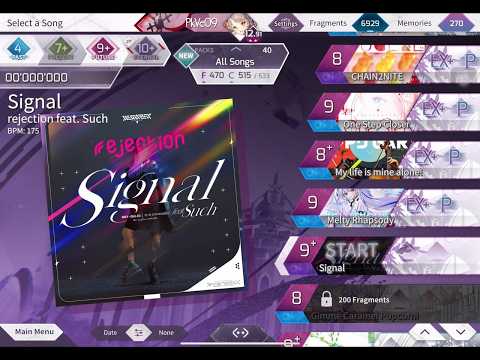 Arcaea - Signal (FTR 9+ - PURE MEMORY & ETR 10+ - First Attempt)