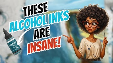 I Tried Alcohol Inks for the First Time and WOW!