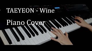 Vignette de la vidéo "'태연 (TAEYEON) - Wine' Piano Cover/Sheet Music"