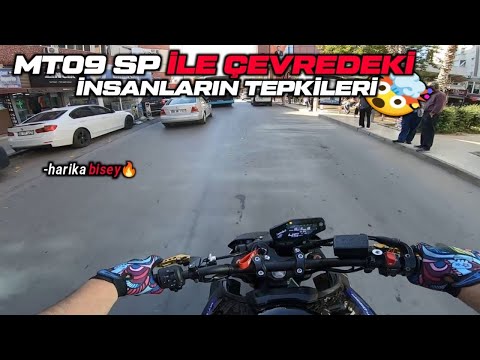 ÇEVREDEKİ İNSANLARIN TEPKİLERİ 😮 - MT09 SP | MOTOVLOG #13