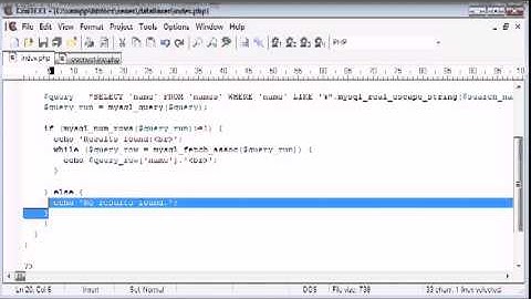 Beginner PHP Tutorial   133   LIKE With a Search Engine Example Part 4 flv