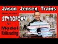 Using styrofoam for model railroading