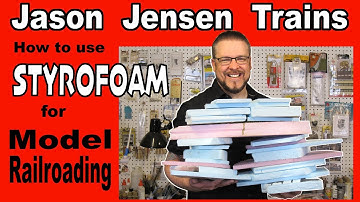 Using styrofoam for model railroading