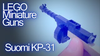 LEGO Miniature Guns: Suomi KP 31 - YouTube