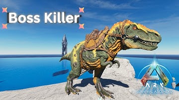 Ark Ascended moded taming this rex was not easy