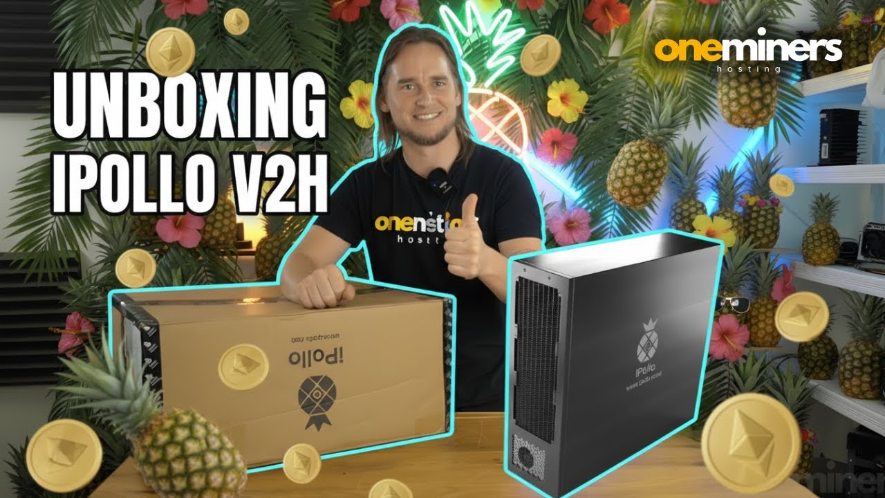 Unboxing the iPollo V2H Ethereum Classic Miner | Liquid-Cooled Pineapple Powerhouse!