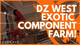 DARK ZONE WEST EXOTIC COMPONENT FARM! THE DIVISION 2