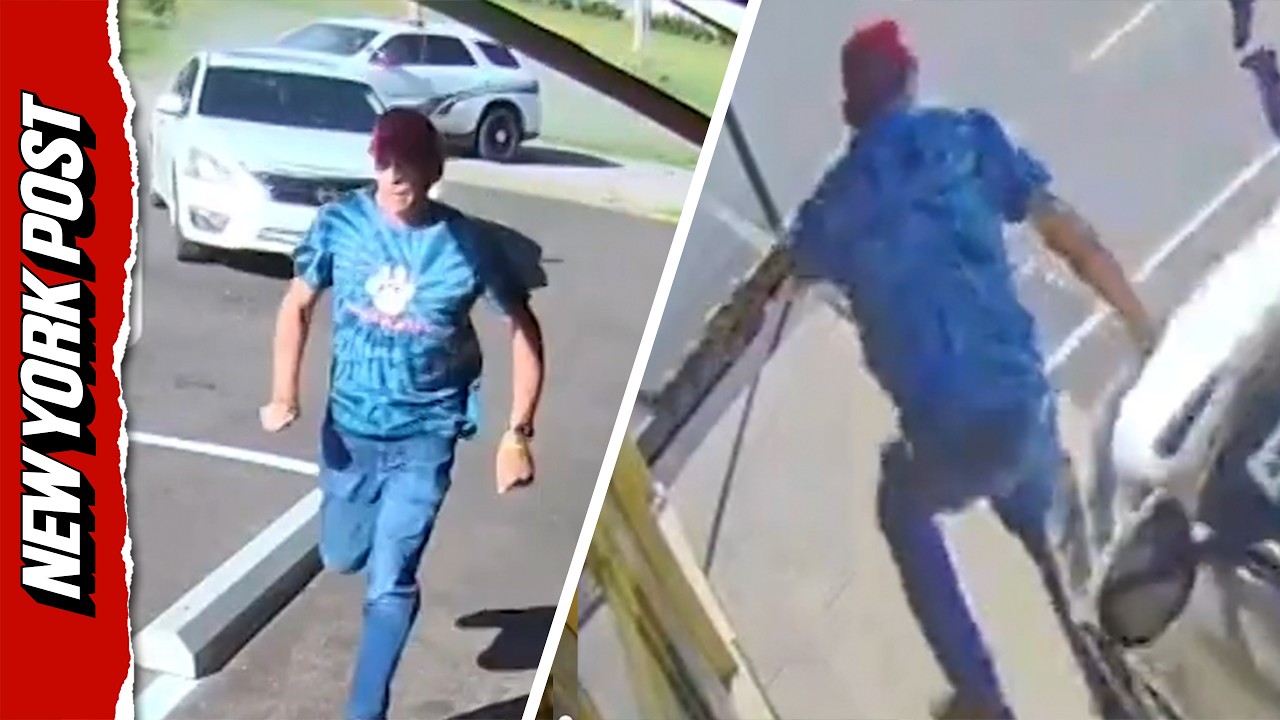Watch: Man Runs for His Life as Crazed Ex-Girlfriend Tries to Run Him Over in Wild Oklahoma Chase