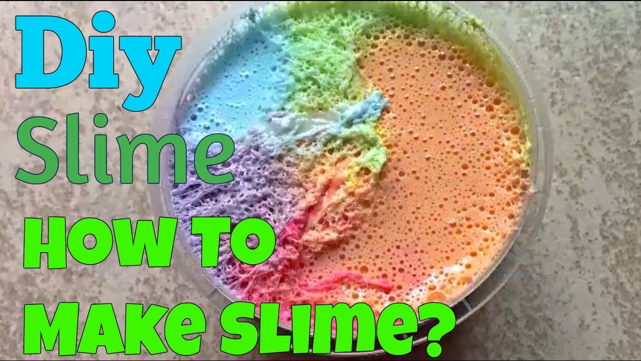 DIY! How To Make Slime! (6 Different Slime Recipes) - YouTube