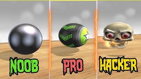 NOOB vs PRO vs HACKER - Going Balls (Android, iOS)