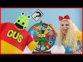 Surprise Mystery Spin Wheel ! Learn Weather with Windy and Gus the Gummy Gator !