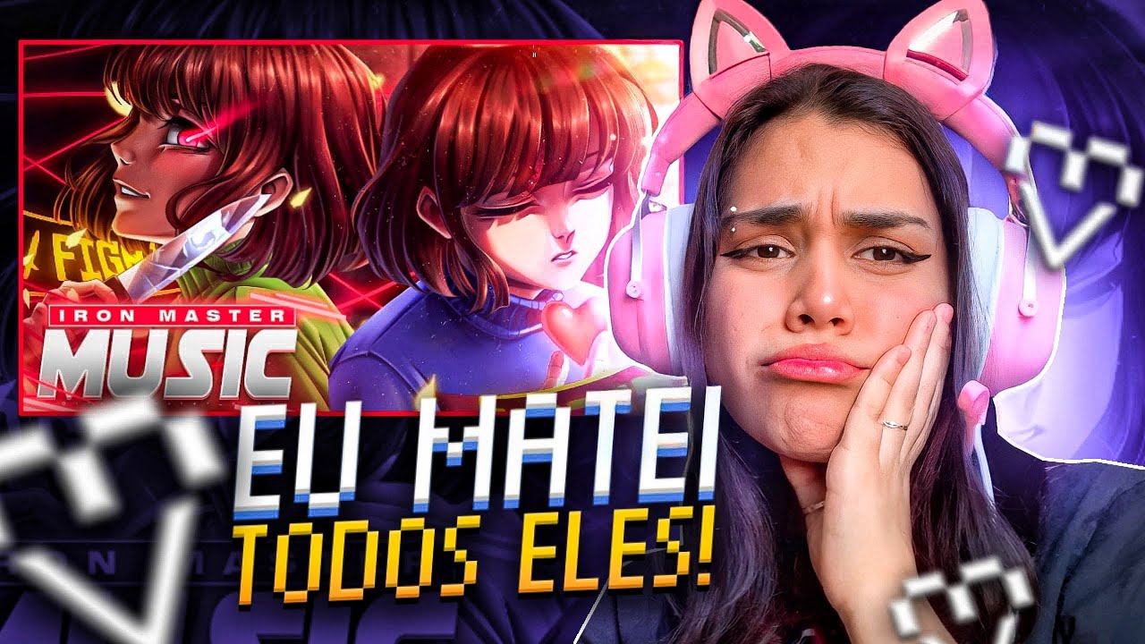 REACT | Bem ou Mal - Frisk e Chara (Undertale) | Iron Master