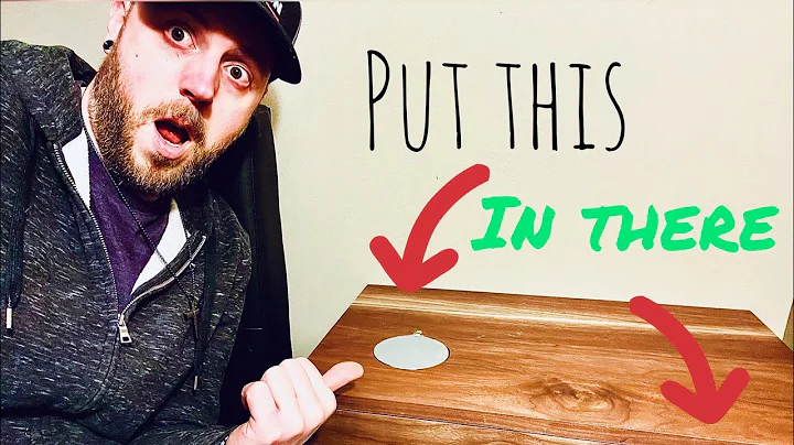 Crazy awesome night stand upgrade // (How to install wireless chargers into your night stands)