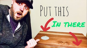 Crazy awesome night stand upgrade // (How to install wireless chargers into your night stands)
