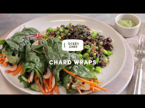 Green Chef Chard Wraps - Vegan