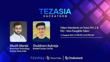 TezAsia - Token Standards on Tezos FA1.2 & FA2 - Non-Fungible Token