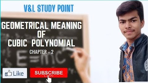 Geometrical Meaning Of Zeroes of Cubic  Polynomials Class - 10 for Cbse 2021