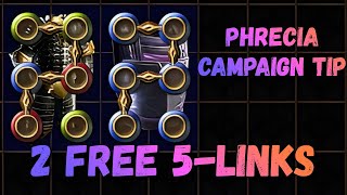 Phrecia Campaign Tip Get 2 Free 5-Linked Body Armours