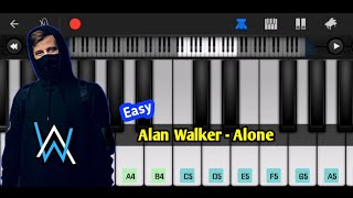 Alan Walker - Alone | Easy Mobile Piano Tutorial | Perfect Piano screenshot 3