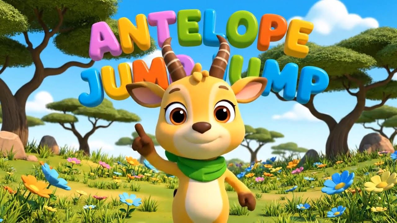 Day 39 | Antelope Jump Jump Song | Animal Dance – Daily Meowww
