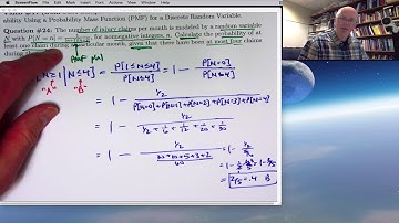 Conditional Probability from a Probability Mass Function of a Discrete Random Variable