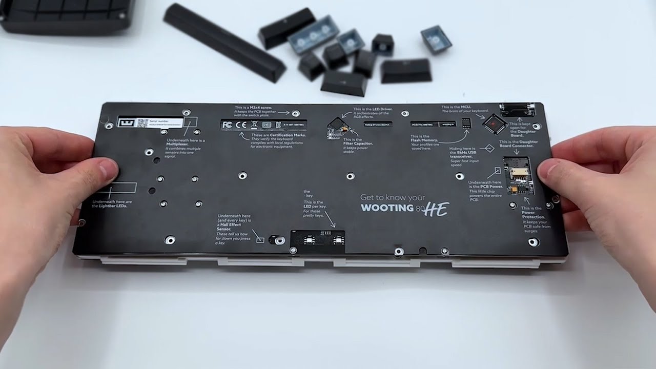 I Took Apart My Wooting 80HEThen Put It Back Together (2x Speed