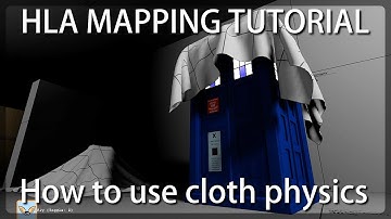 How to use cloth physics, Half life alyx mapping tutorial