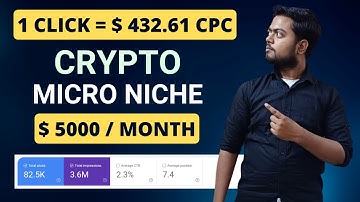 High CPC crypto micro niche with low competition keywords | international blogging strategy