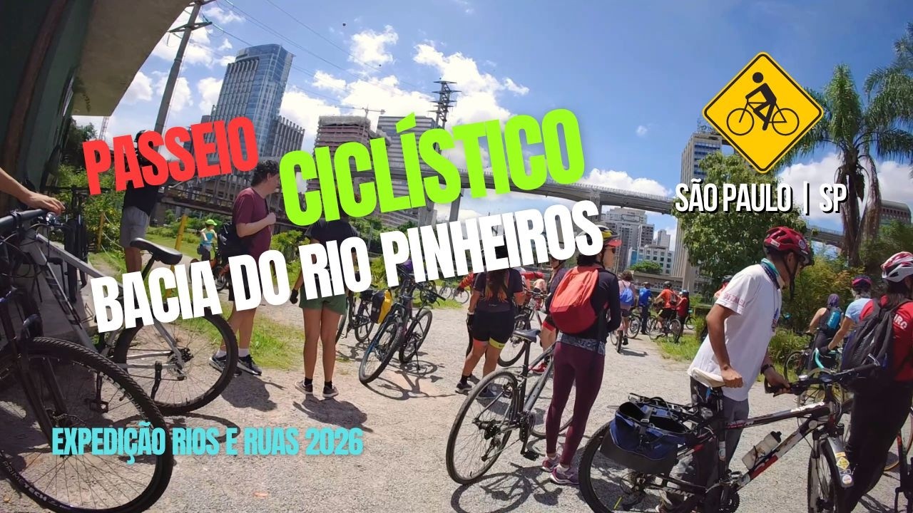 PEDALANDO sobre as ÁGUAS que a cidade esconde! Expedição RIOS e RUAS