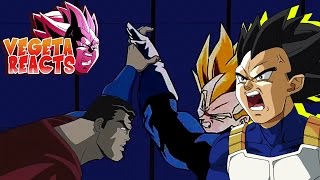Vegeta Reacts To Superman Vs Vegeta